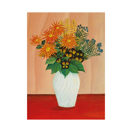 Henri Rousseau Bouquet of Flowers greetings card